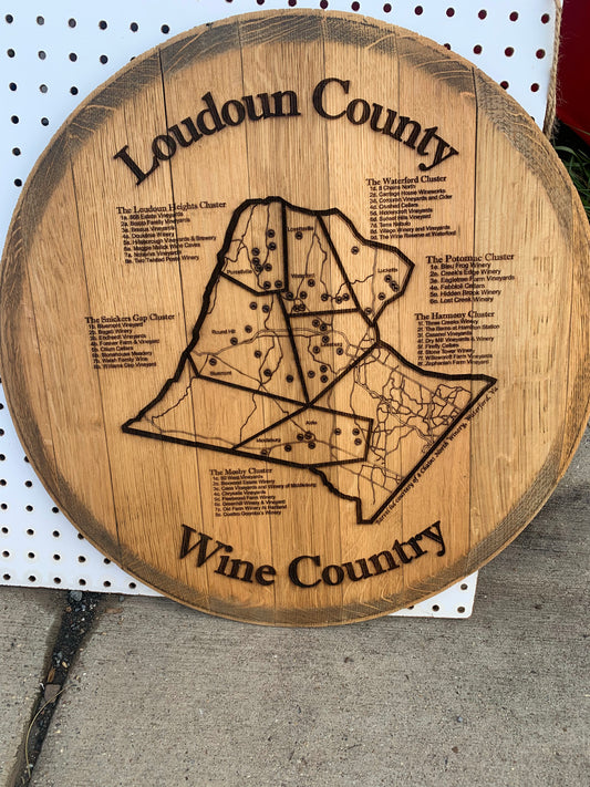 Loudoun County Wine Country-Authentic Oak Barrel